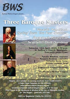 Poster for concert
